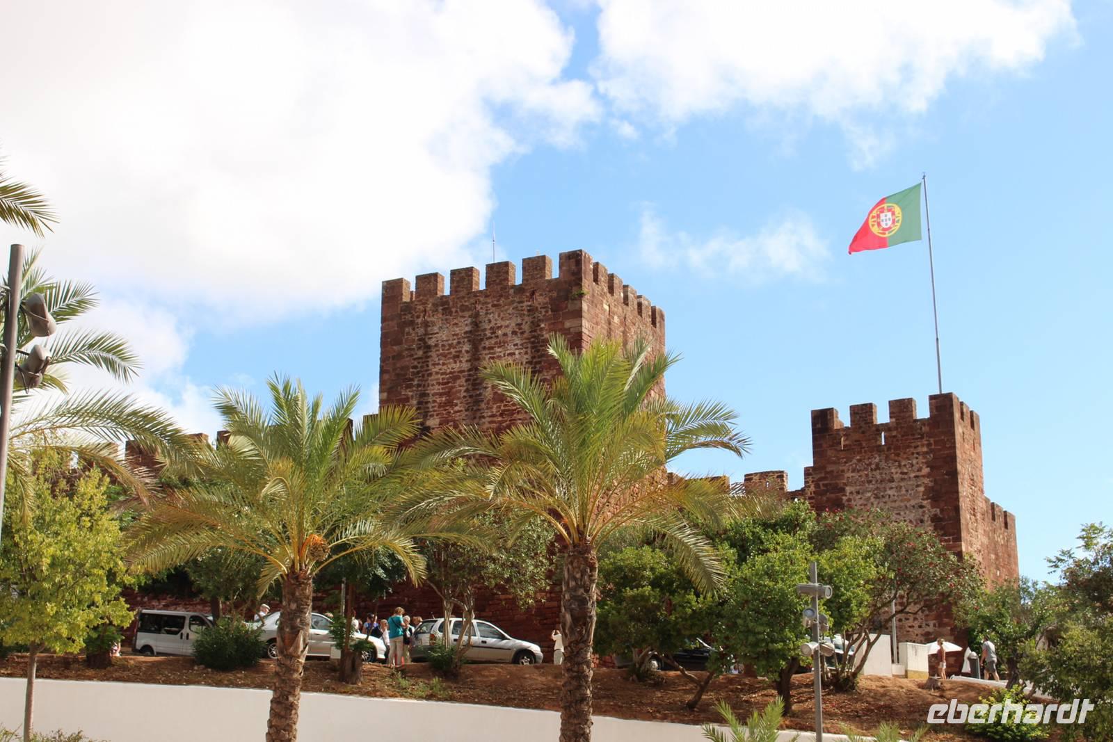 Blick auf die Burg in Silves