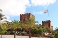 Blick auf die Burg in Silves