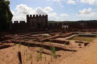 Blick auf die Burganlage in Silves