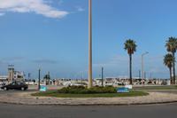 Blick auf den Hafen in Faro