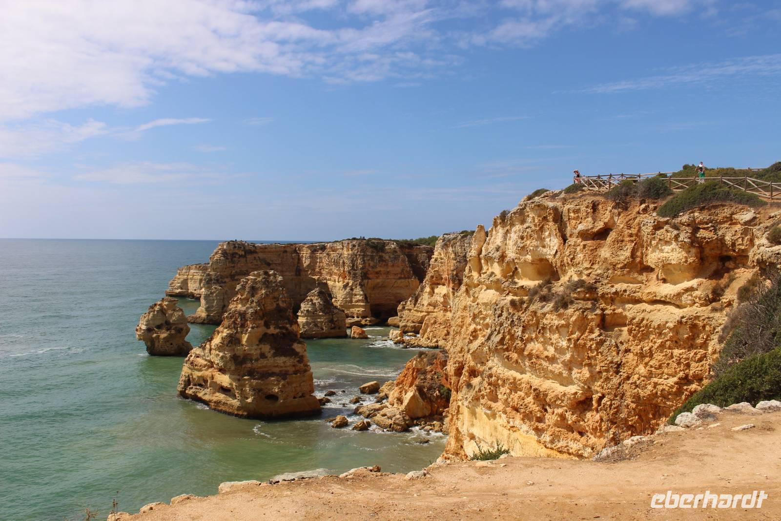 Ausblick während der Küstenwanderung