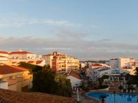 Blick auf Lagos am Morgen