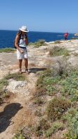 Andrea bei der Wanderung