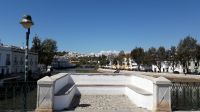 Der Fluss in Tavira, der Rio Gilão