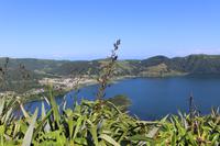Blick auf den Lagoa Azul