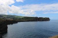 Schwarze Felsen bei Capelas