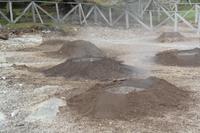 Erdlöcher am Lagoa das Furnas