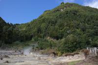 Erdlöcher am Lagoa das Furnas