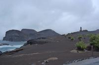 Küste von Ponta dos Capelinhos und Leuchtturm