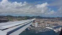 Anflug auf Insel Sao Miguel Ponta Delgada