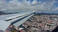 Anflug auf Insel Sao Miguel Ponta Delgada