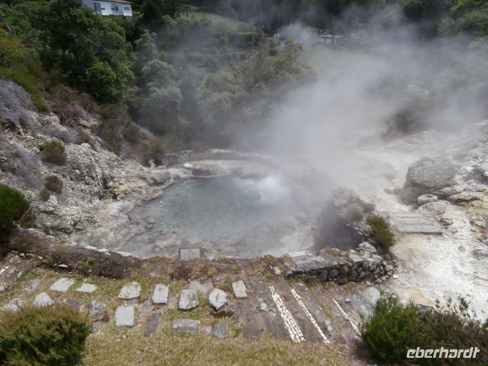 Sao Miguel Azoren-heiße Quellen