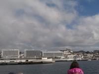 Ponta Delgada Blick zum Hotel Marina Atlantico