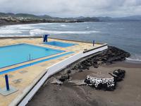 Ribeira Grande am Strand