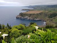 Photostop bei Heilige Iria Aussichtspunkt in Sao Miguel Insel