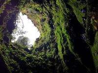 Vulkanschlot Algar do Carvão auf der Insel Terceira