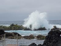 an den Lava - Meerbecken von Biscoitos
