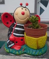 Gartendekoration in Sete Cidades