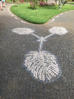 Pflastergestaltung im Jardim Duque da Terceira