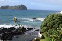 Die Insel vor Vila Franco do Campo