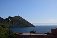 Blick auf den Monte Brasil auf Tercira