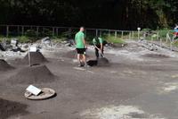 Und direkt danach werden die Löcher wieder verschlossen