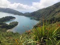 Kratersee Lagoa do Fogo Azoren Sao Miguel