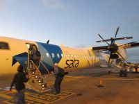 Innerazorianischer Flug Sao Miguel-Terceira mit SATA