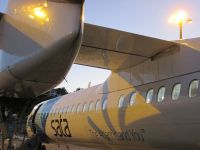 Innerazorianischer Flug Sao Miguel-Terceira mit SATA