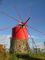 Faial: Windmühle