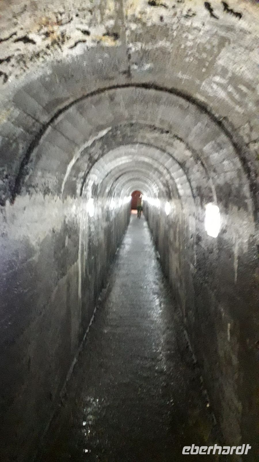 Der Tunnel, der in die Vulkanhöhle führt