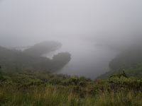 Sao Miguel - Lagoa do Fogo im Nebel