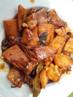 Pico - Lajes  Tintenfisch in Knoblauch