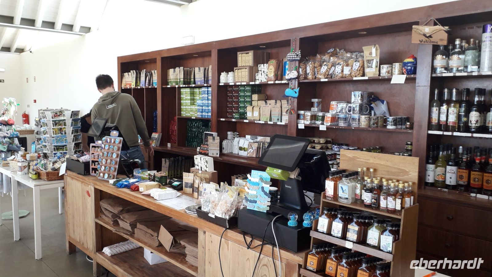 Hier wird der Tee verkauft