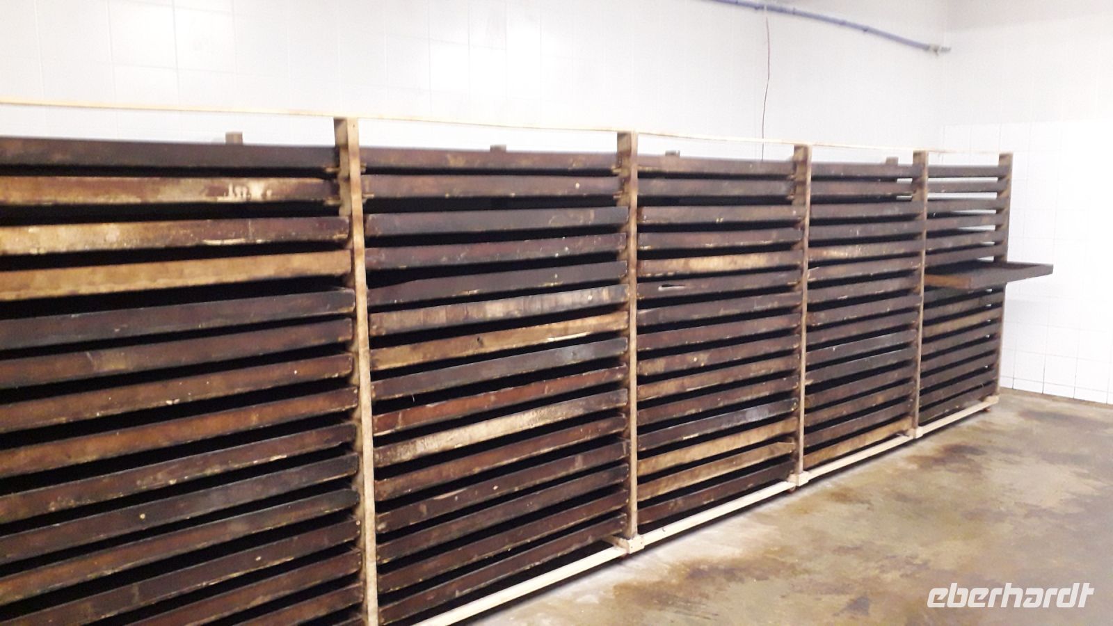 Hier werden die Blätter getrocknet