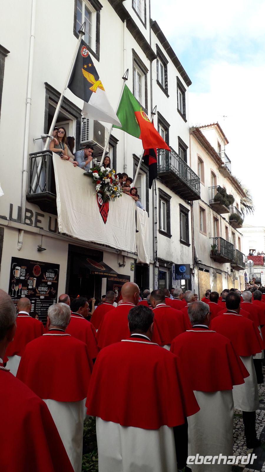 Die Prozession in Ponta Delgada