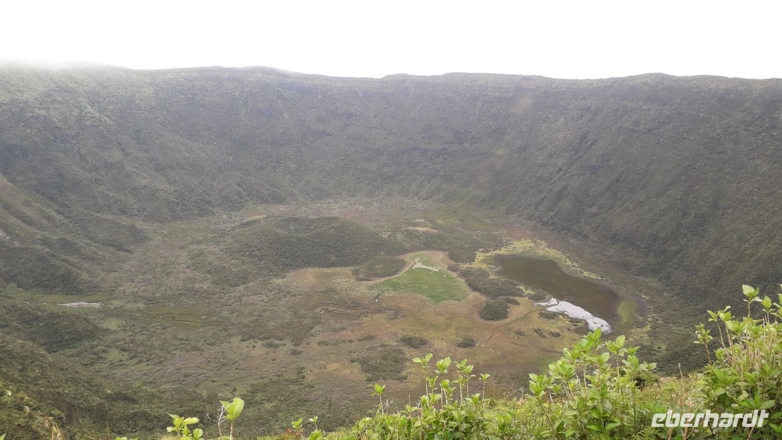 Die Caldeira do Faial - der Krater
