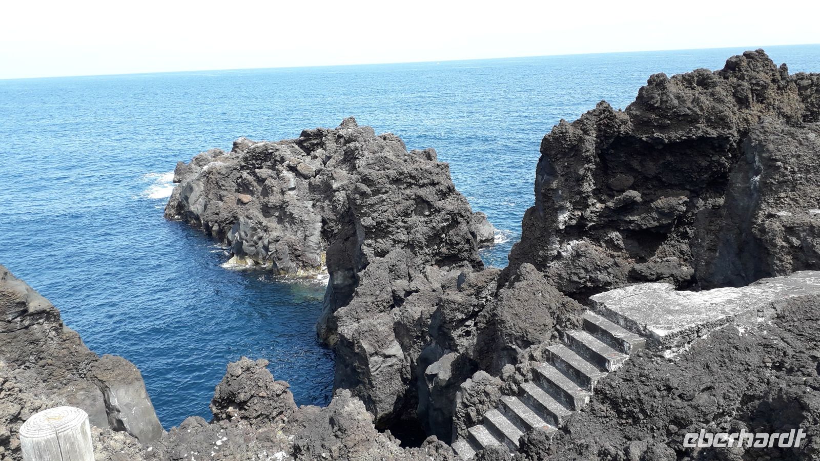 Natürliche Schwimmbecken auf Pico