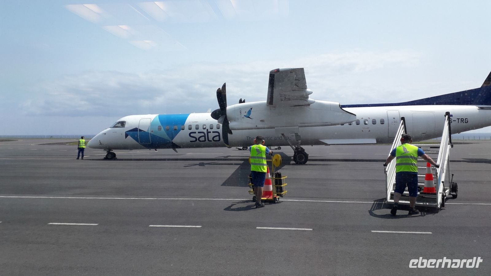 Dieser Flieger bringt uns nach Terceira