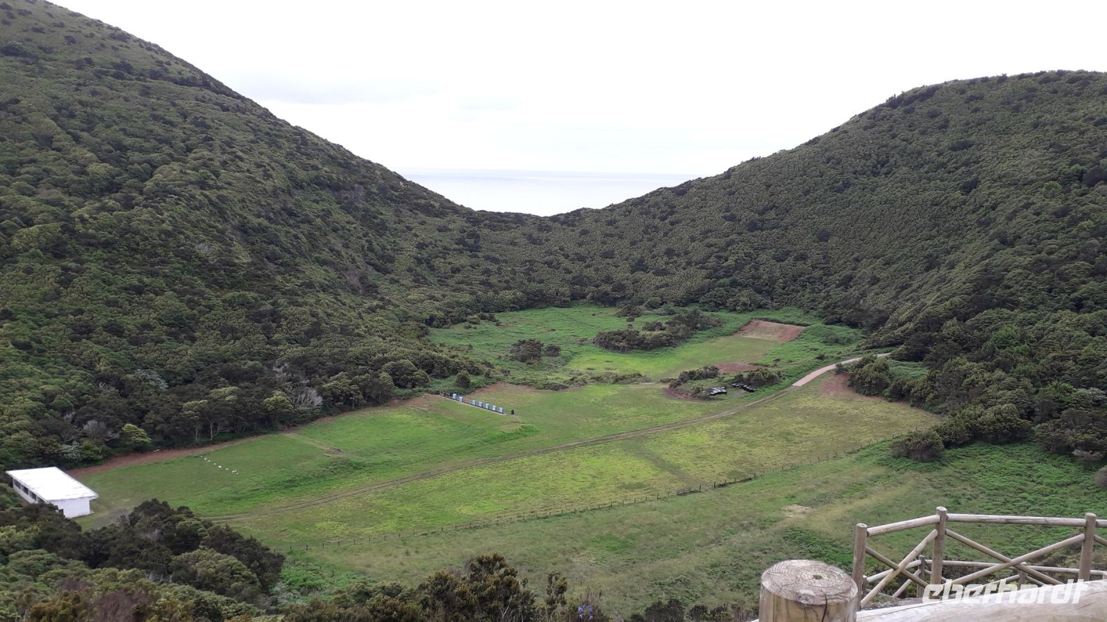 Der Krater von Monte Brasil