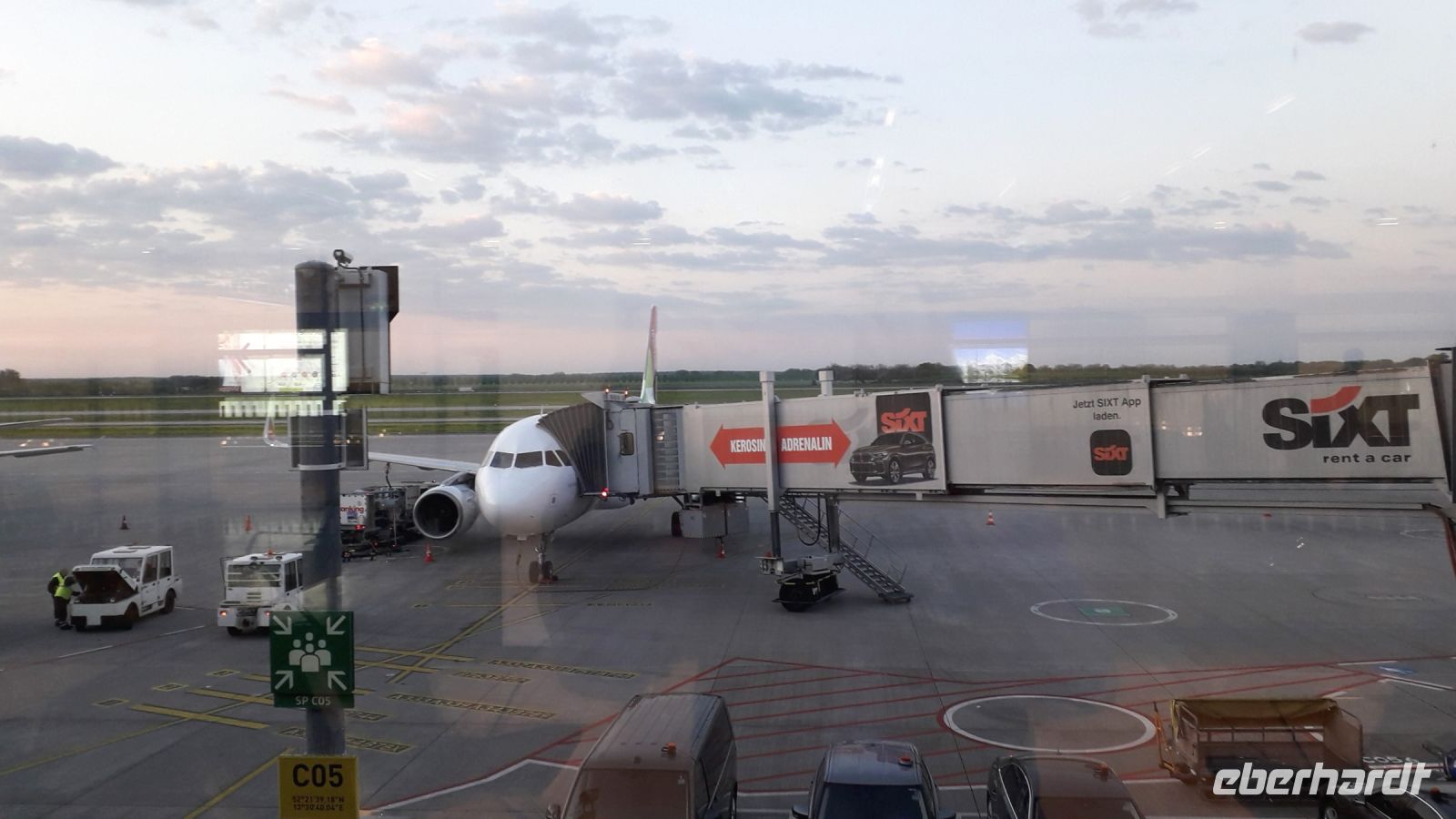 Unser Flieger in Berlin