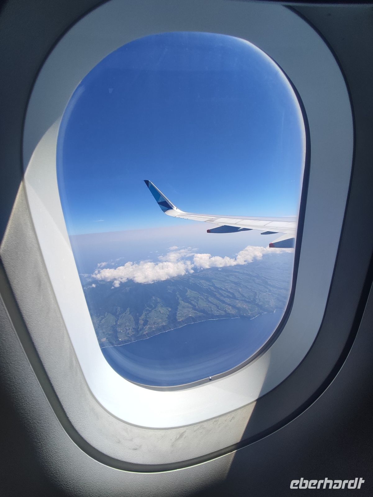 Blick auf die Insel Sao Miguel