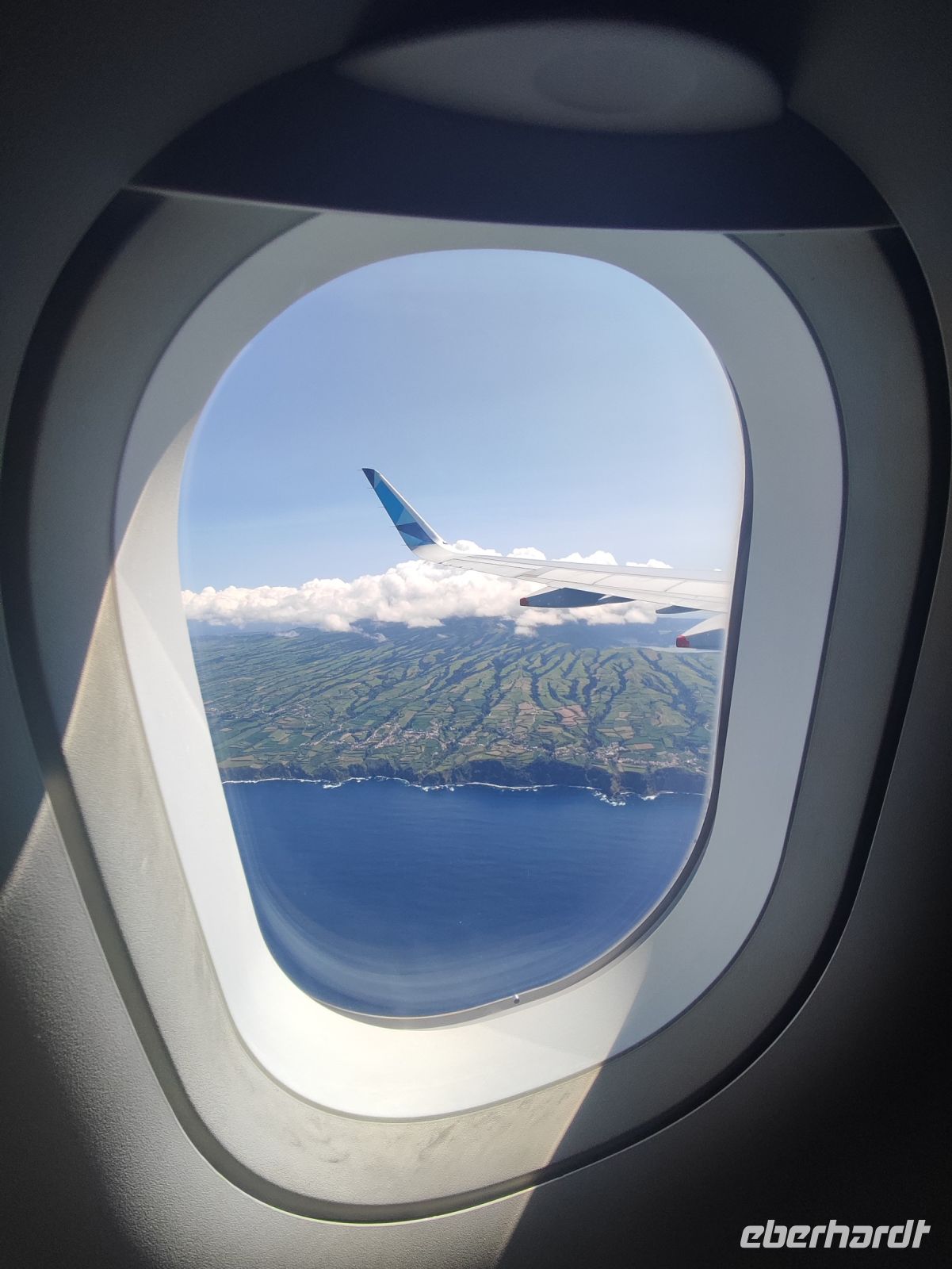 Blick auf die Insel Sao Miguel
