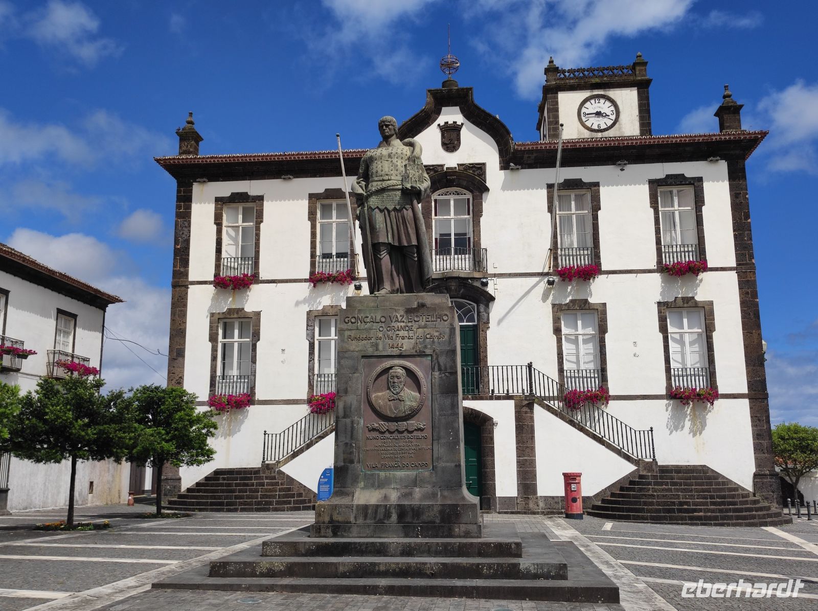 Rathaus in der ehemaligen Hauptstadt der Insel 