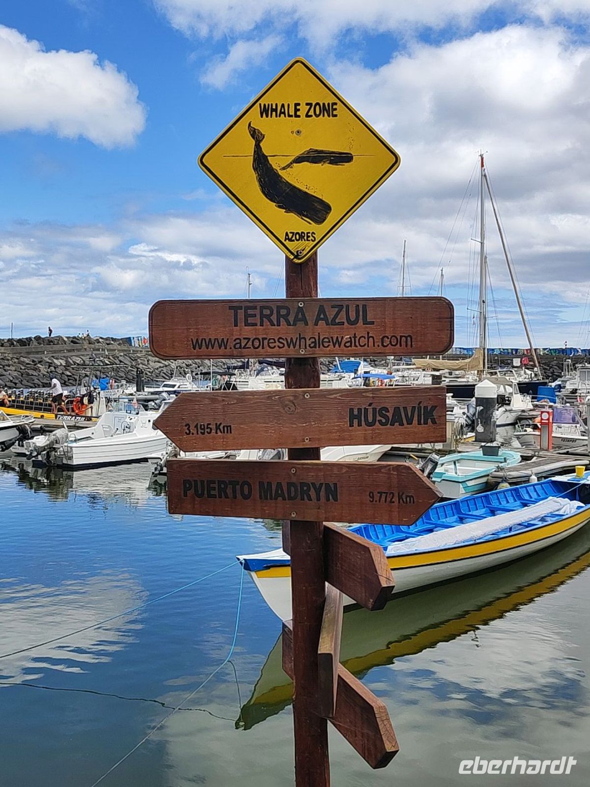 Hafen von Lagoa auf Sao Miguel, Portugal