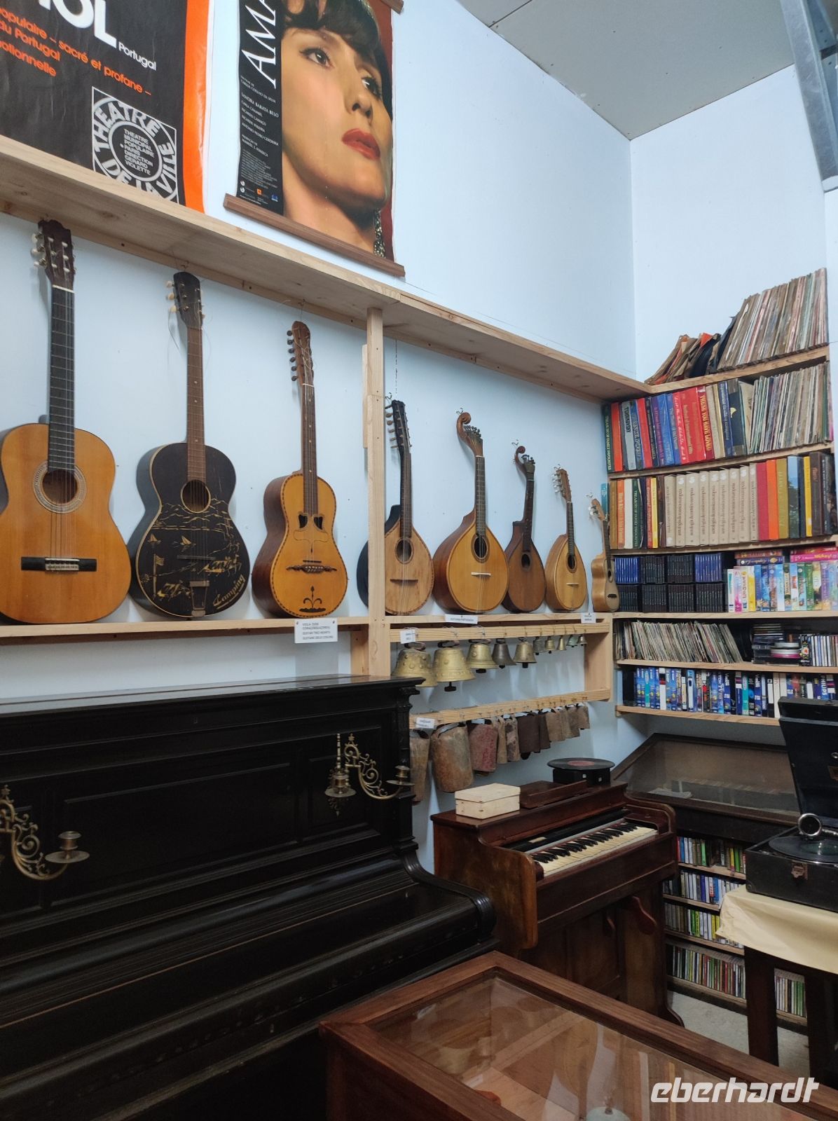 Alter Musikladen nachgestellt im Musuem