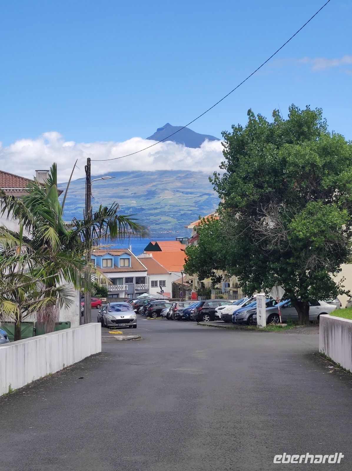 Blick auf den Pico Vulkan auf der Insel Pico