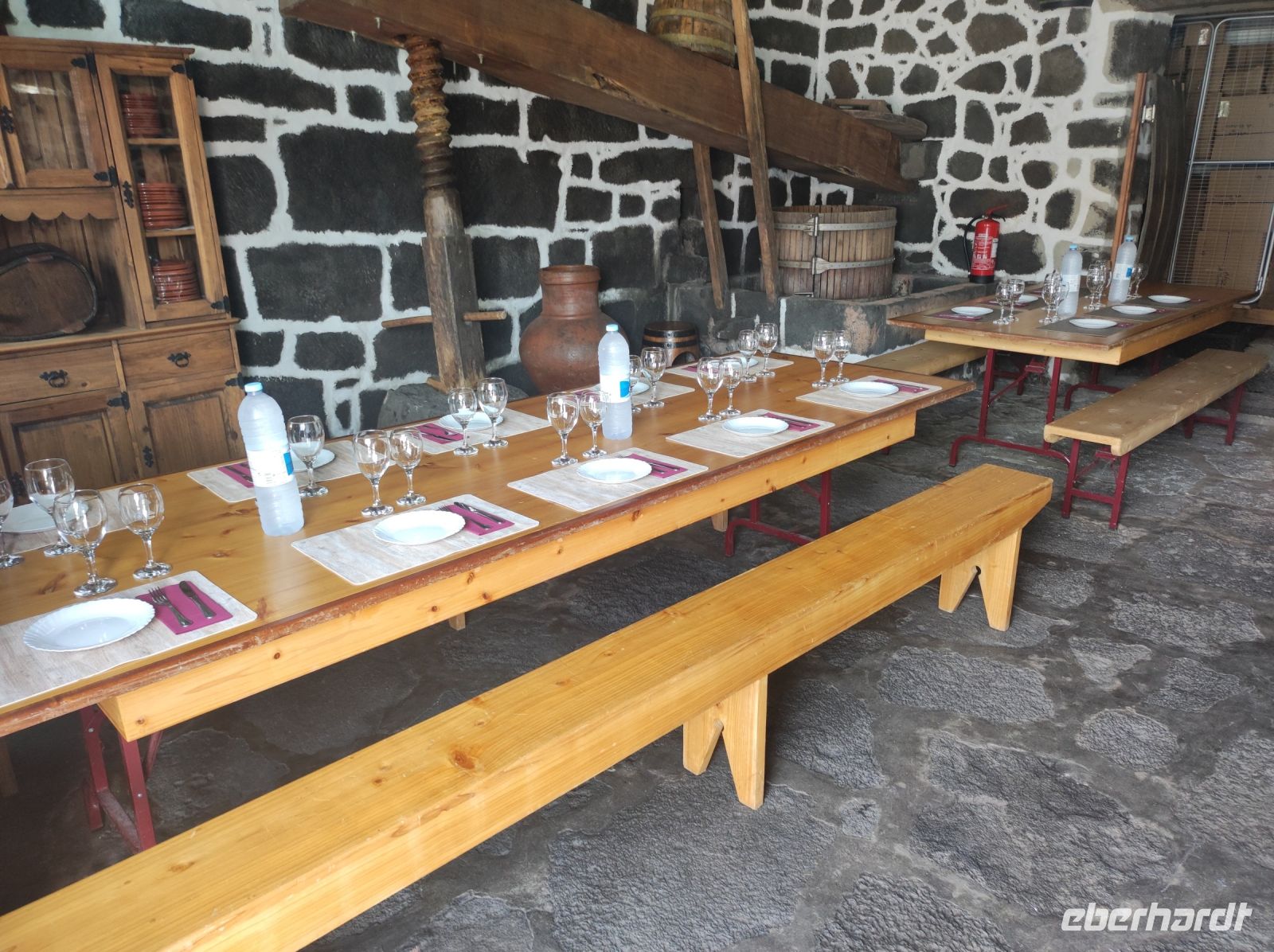 Weinverkostung auf Pico, Portugal