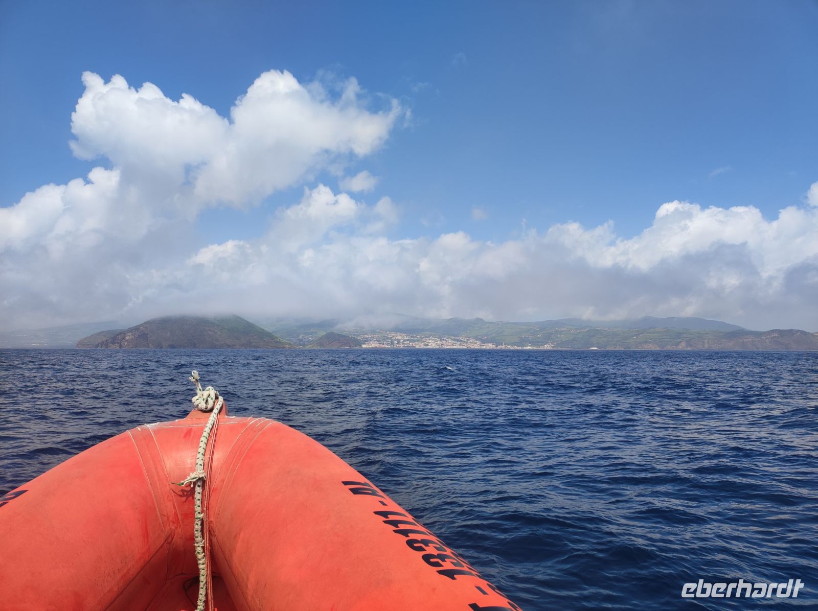 Blick auf Faial, Portugal