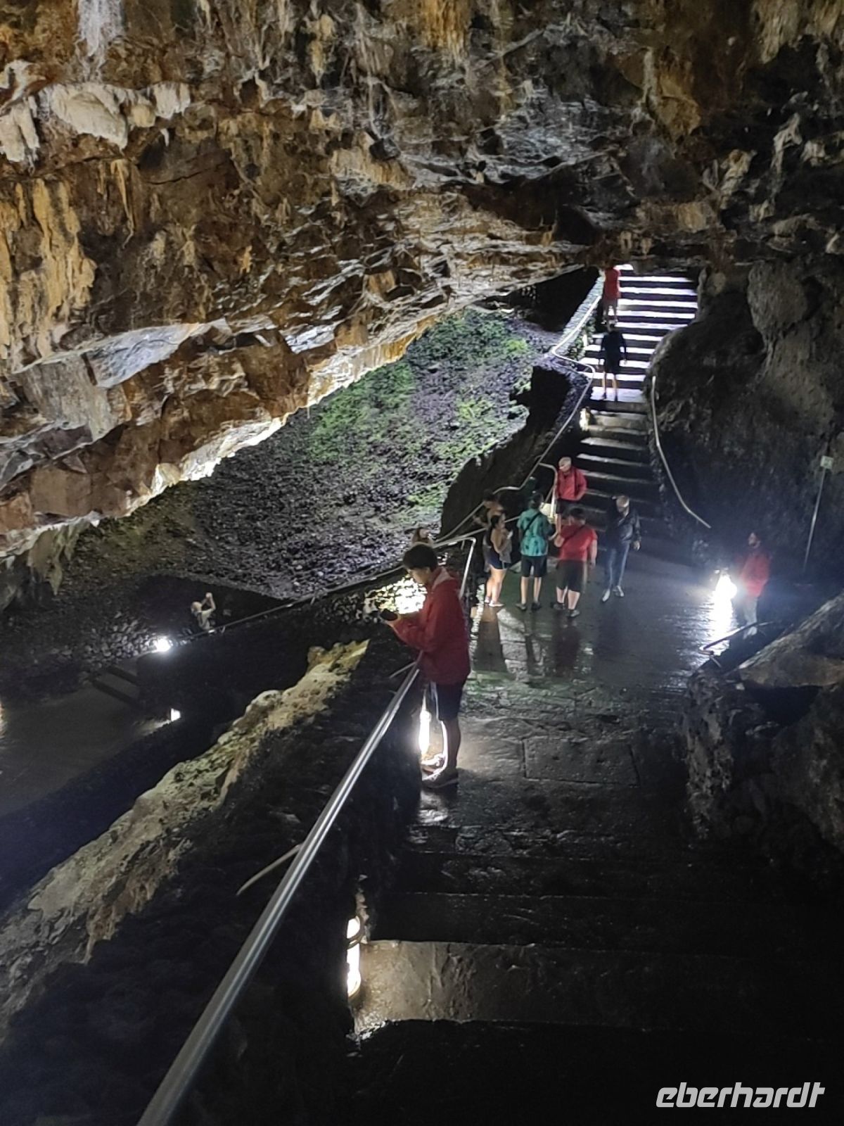 Der Vulkanschlot von Innen